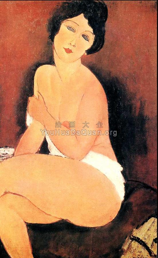 Seated Nude - 阿米地奥·莫迪里阿尼